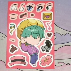 Colorful Character Sticker Sheet Baby Saja Boys Kpop Demon Hunters Huntrix
